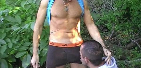  in public forest oudoor twink suck my XXL DICK